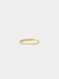 Anillo Fino Con Circonitas - Plata De Ley 925