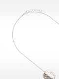 Collar Largo Plateado
