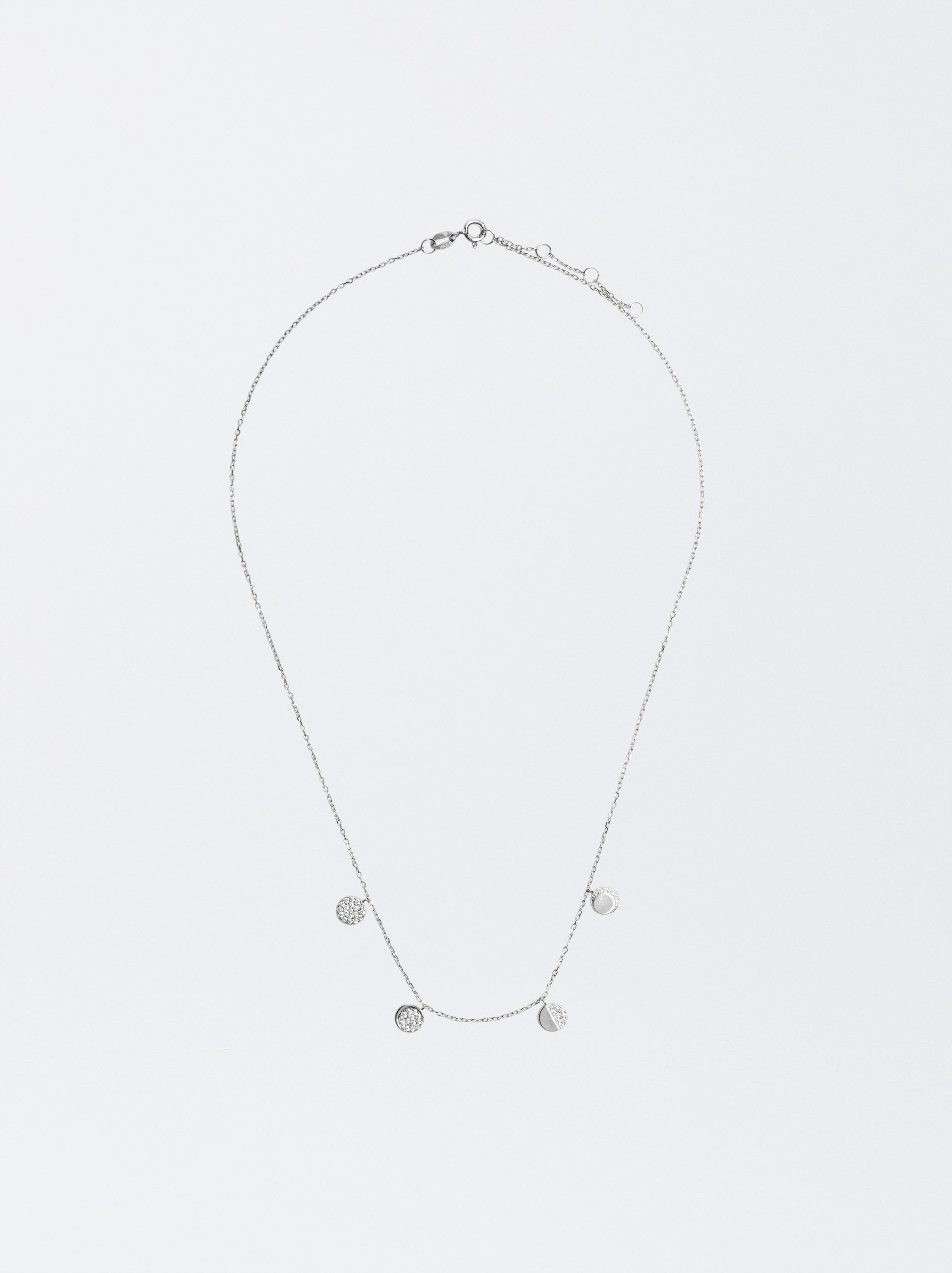 Collar De Plata 925 Con Circonitas