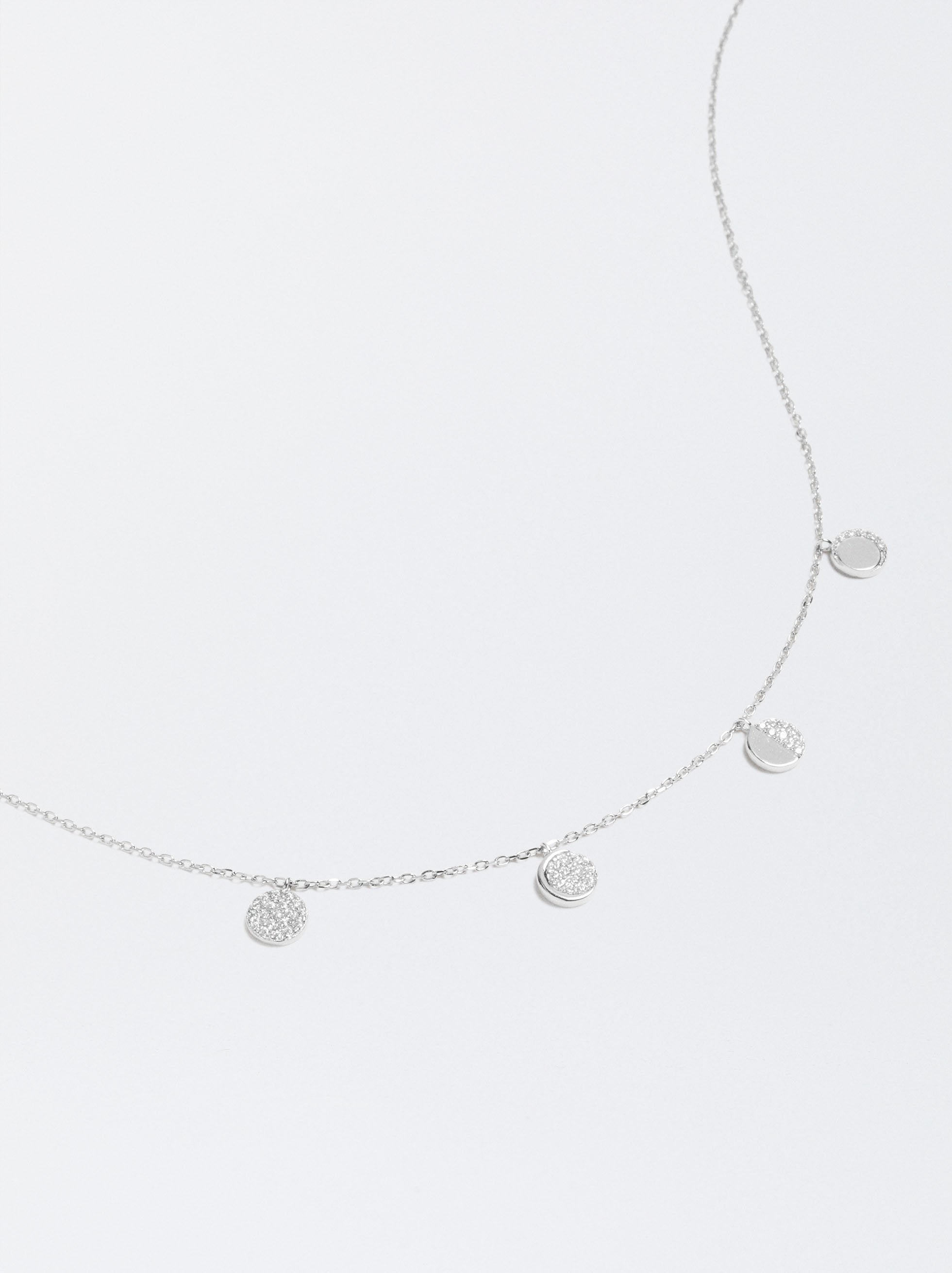 Collar De Plata 925 Con Circonitas
