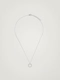Collar Colgante De Aro Con Cristales - Acero Inoxidable