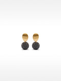 Pendientes Cortos Con Brillantes