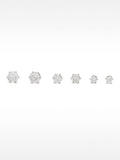 Set De Pendientes Cortos Brillantes