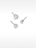 Set De Pendientes Cortos Brillantes