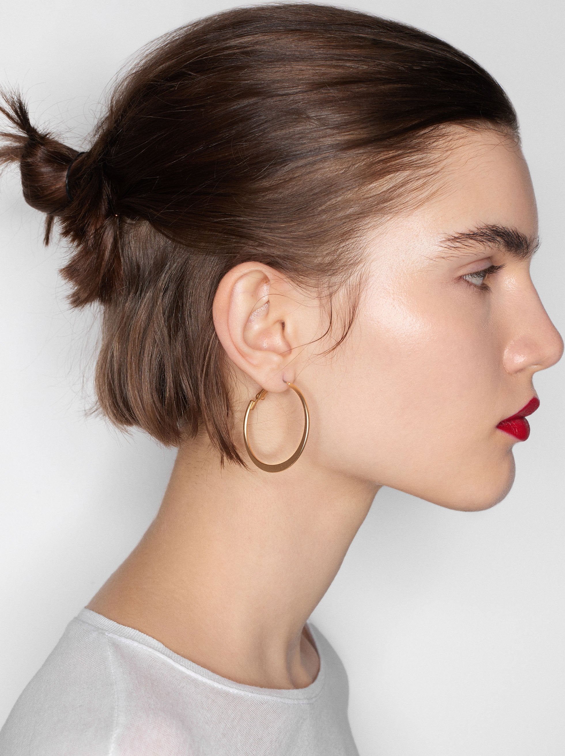 Conjunto De Aros Dorados