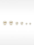 Set De Pendientes Cortos Perlas
