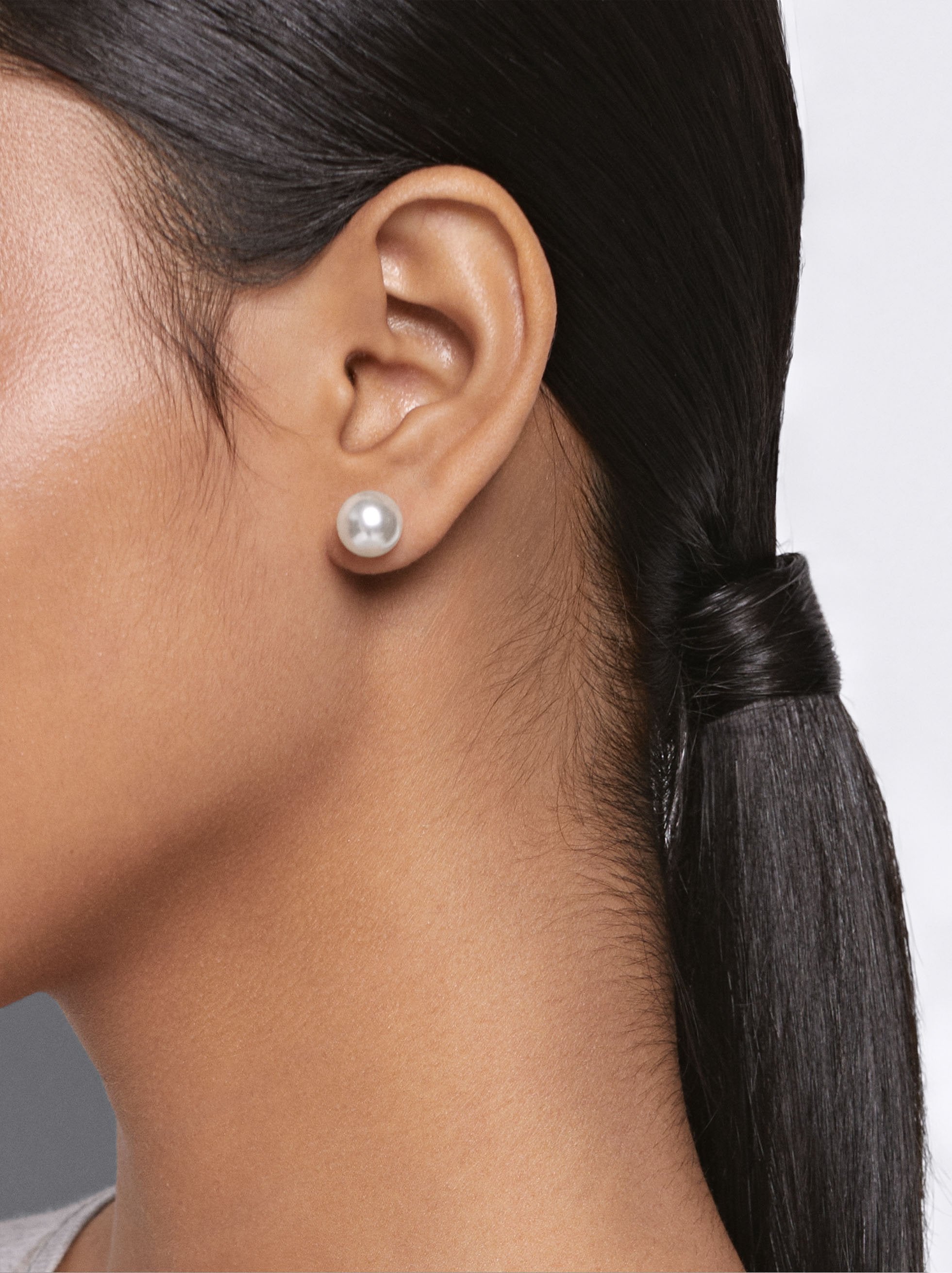 Pendientes Cortos Perla