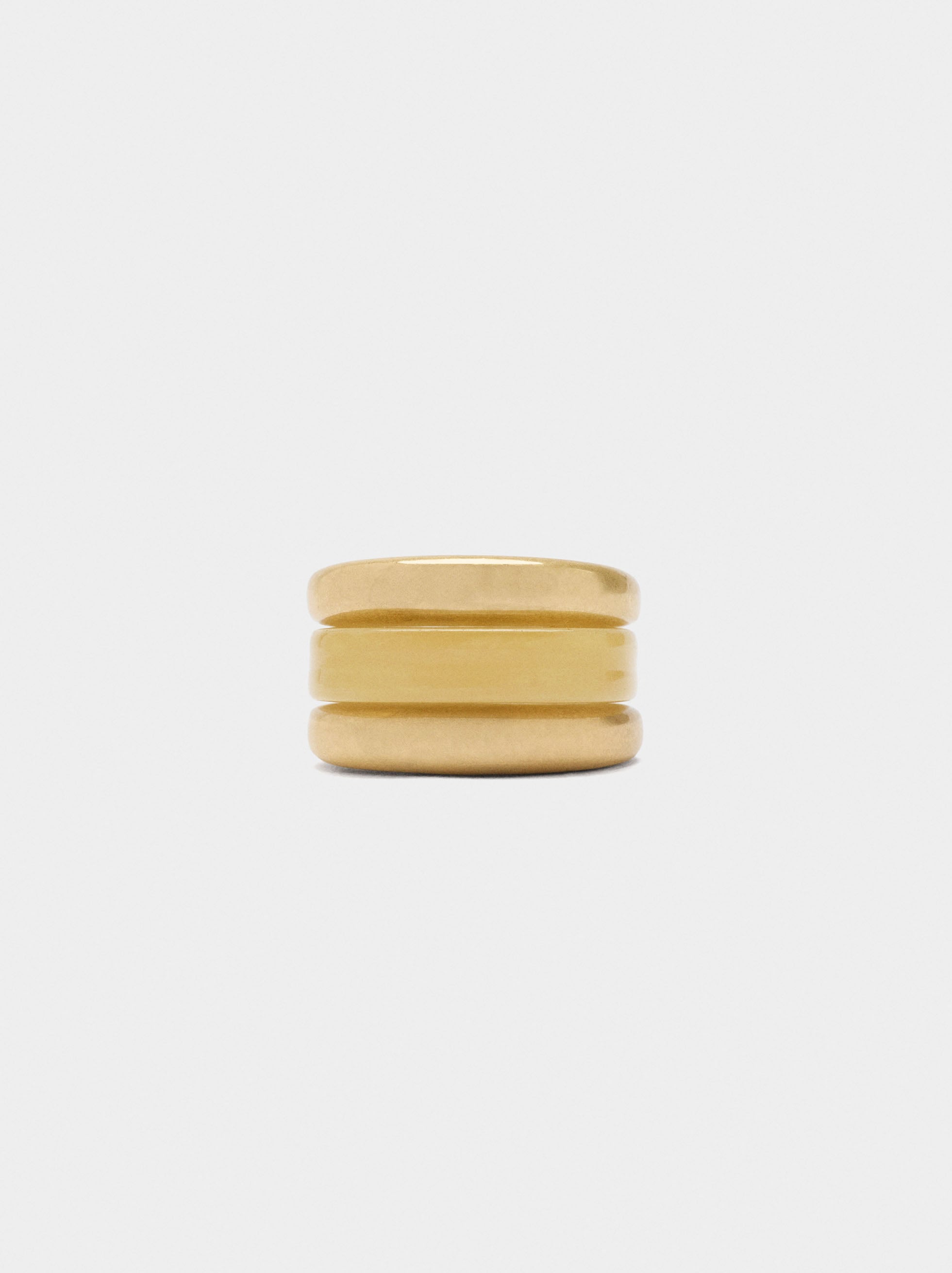 Anillo Triple Dorado