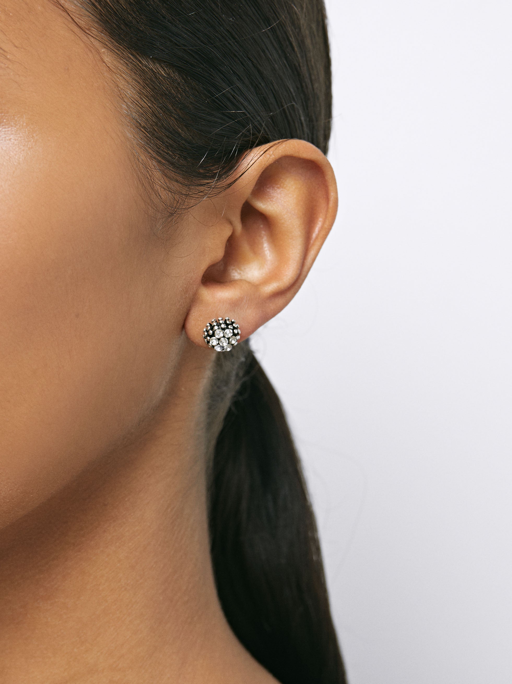 Pendientes Cortos Brillantes