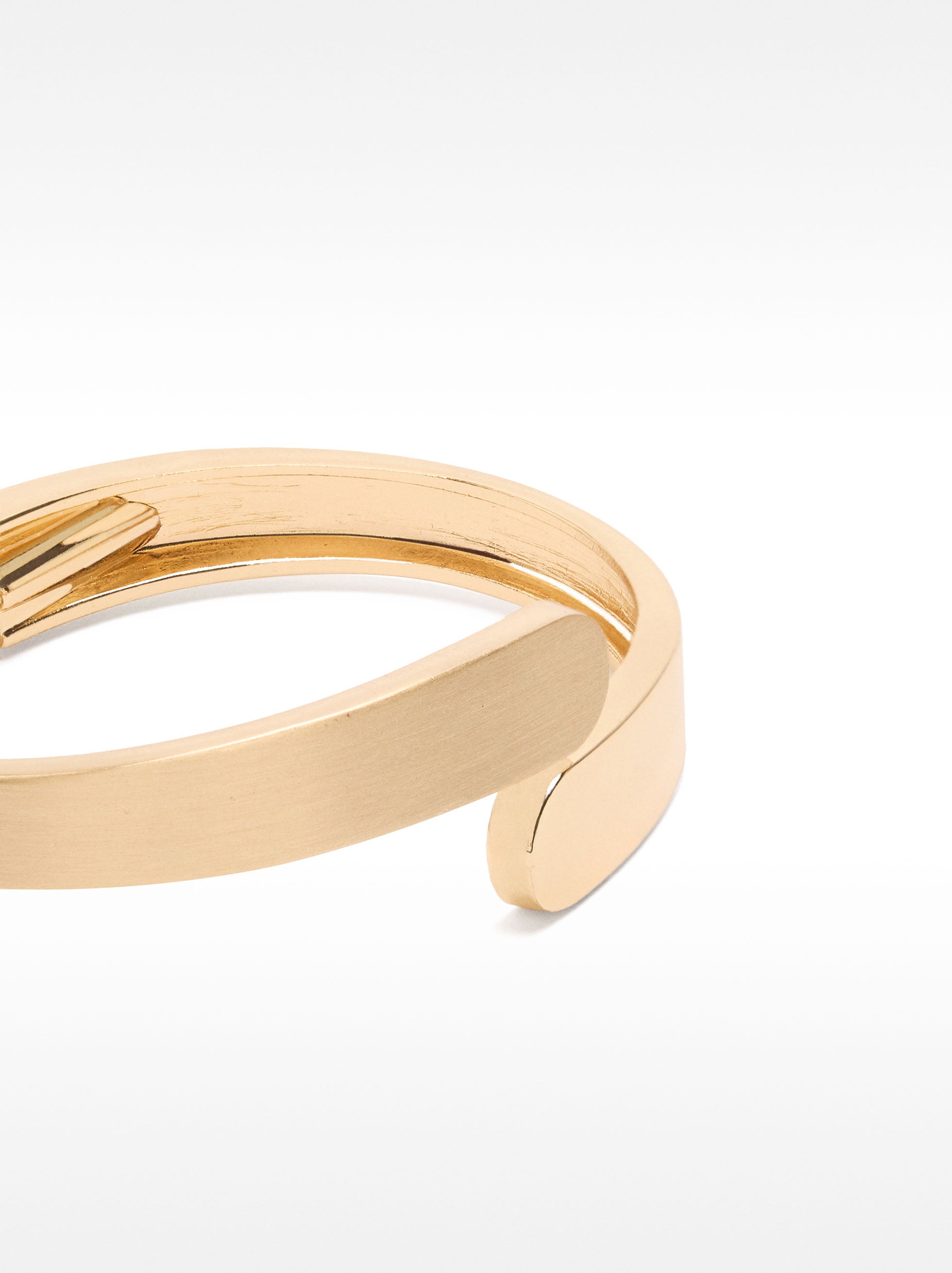 Pulsera Rígida Dorada