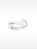 Pulsera Rígida Plateada