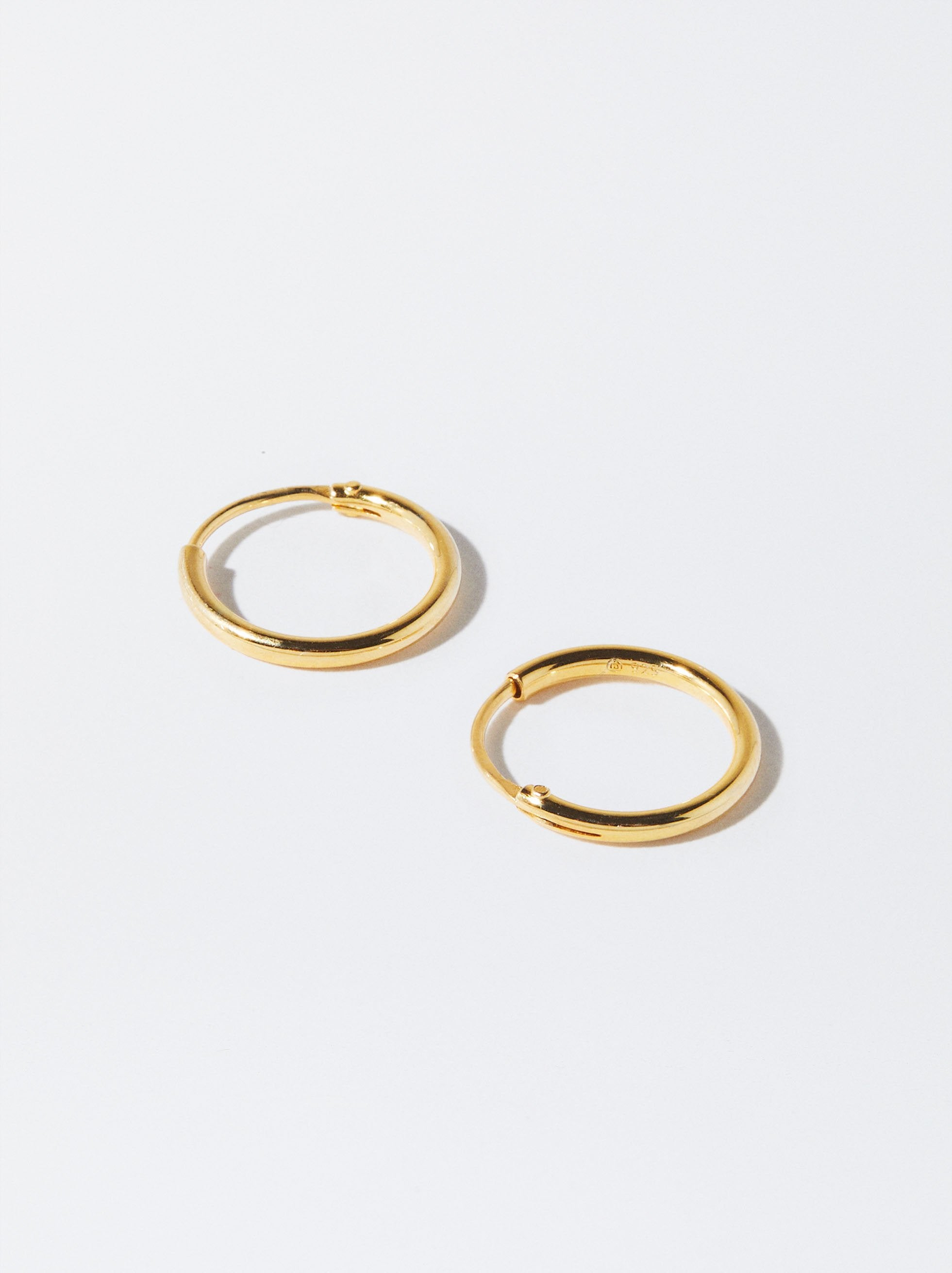 Pendientes De Aro De Plata 925