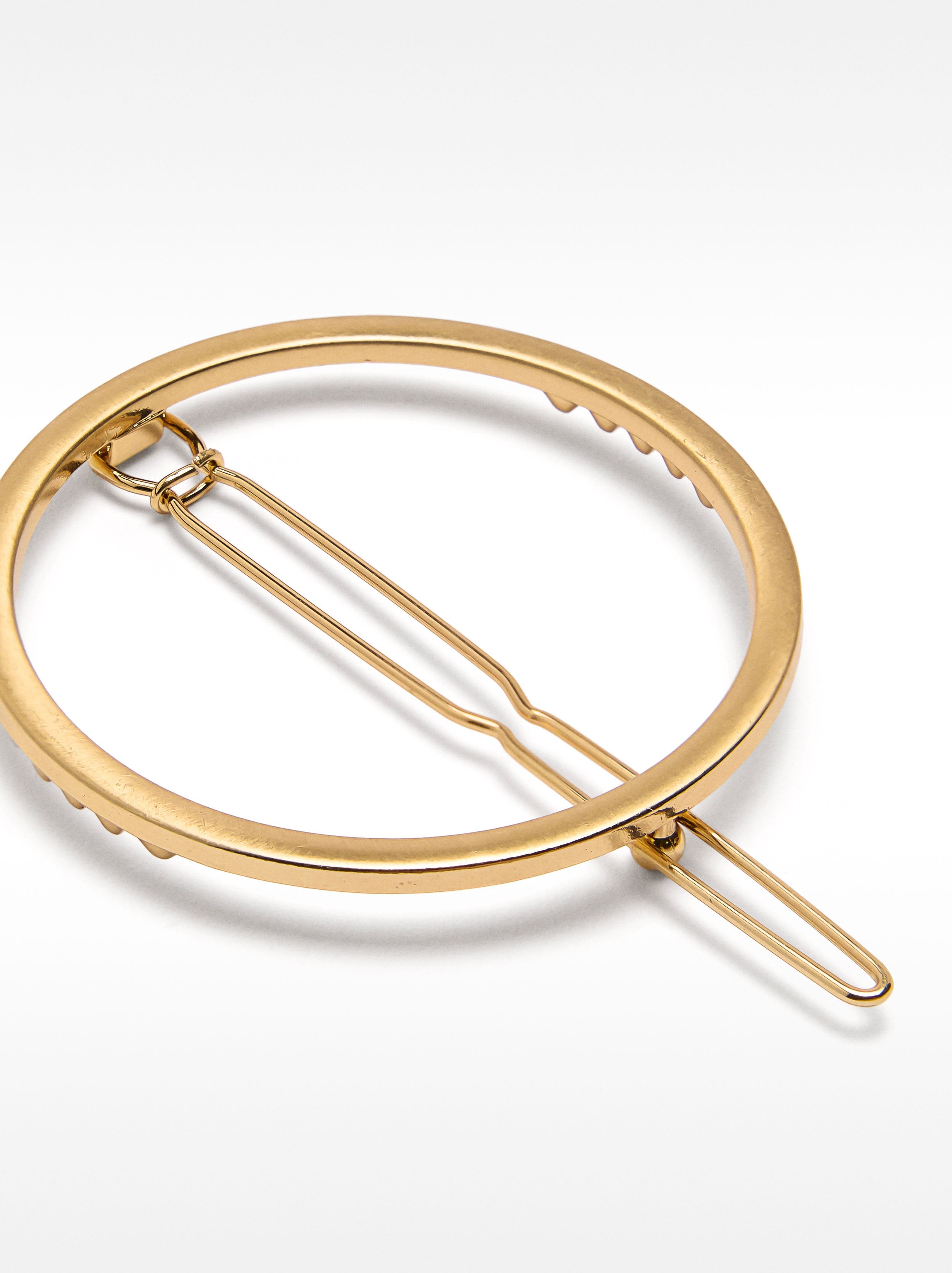 Pinza Circular Dorada