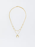 Collar Corto De Plata 925 Con Cuerno