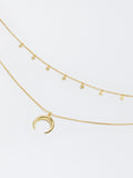 Collar Corto De Plata 925 Con Cuerno