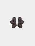 Pendientes Flor Esmaltados Con Perlas