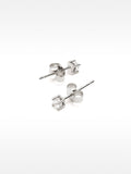 Pendientes Cortos De Plata 925 Con Circonitas