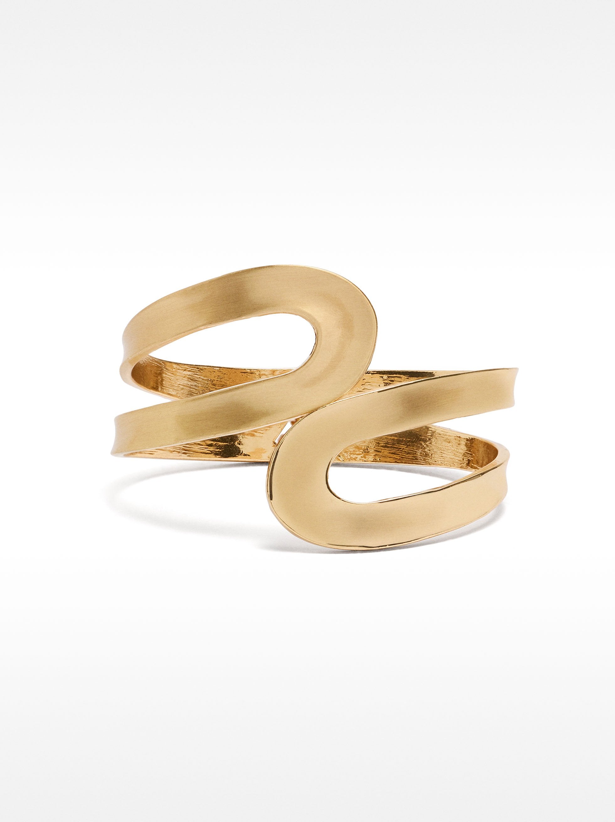 Pulsera Rígida Dorada