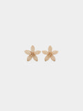 Pendientes Flor Con Resina