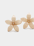 Pendientes Flor Con Resina