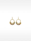 Pendientes Con Cuentas Multicolor