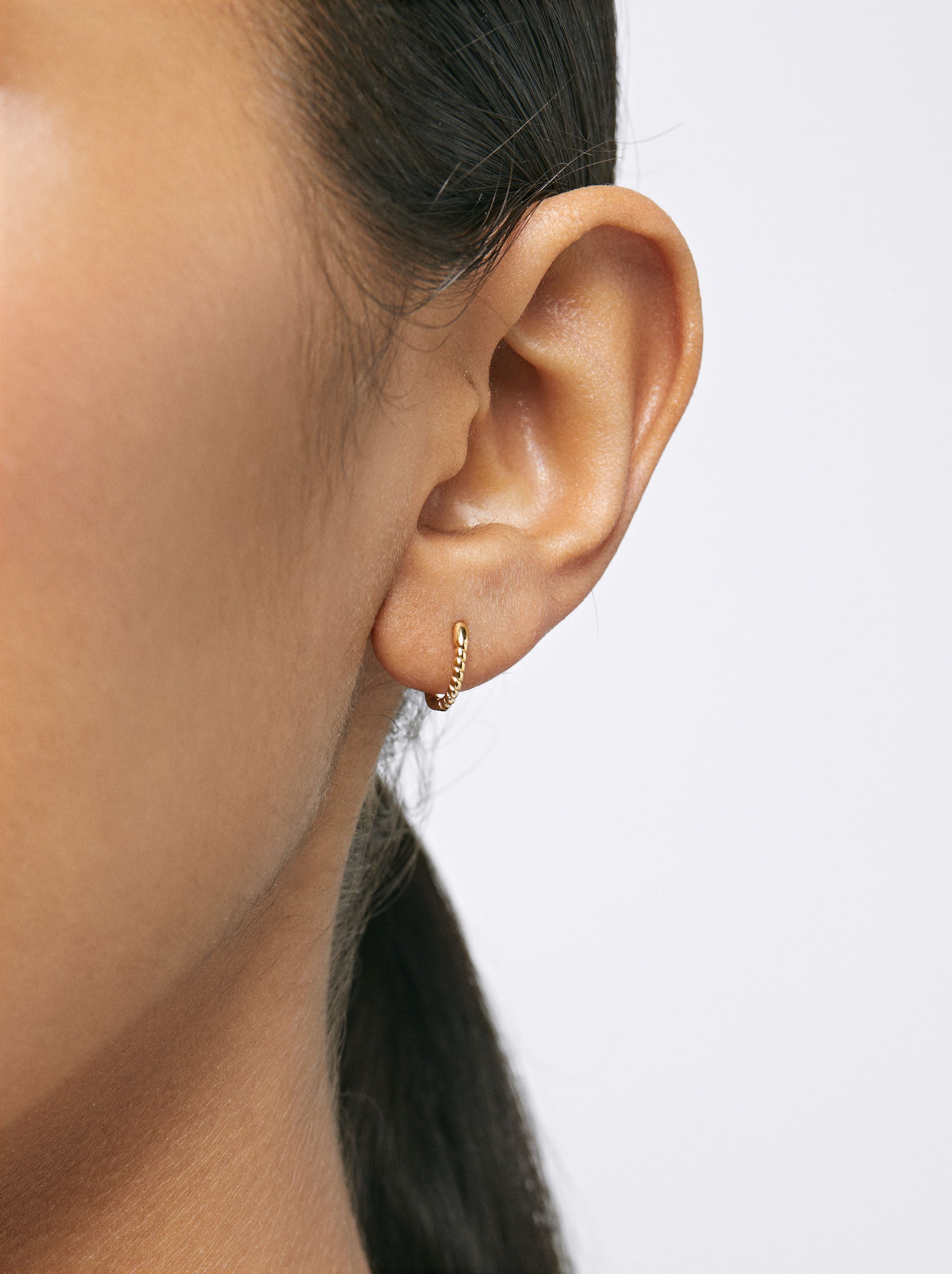 Pendientes De Aro De Plata 925