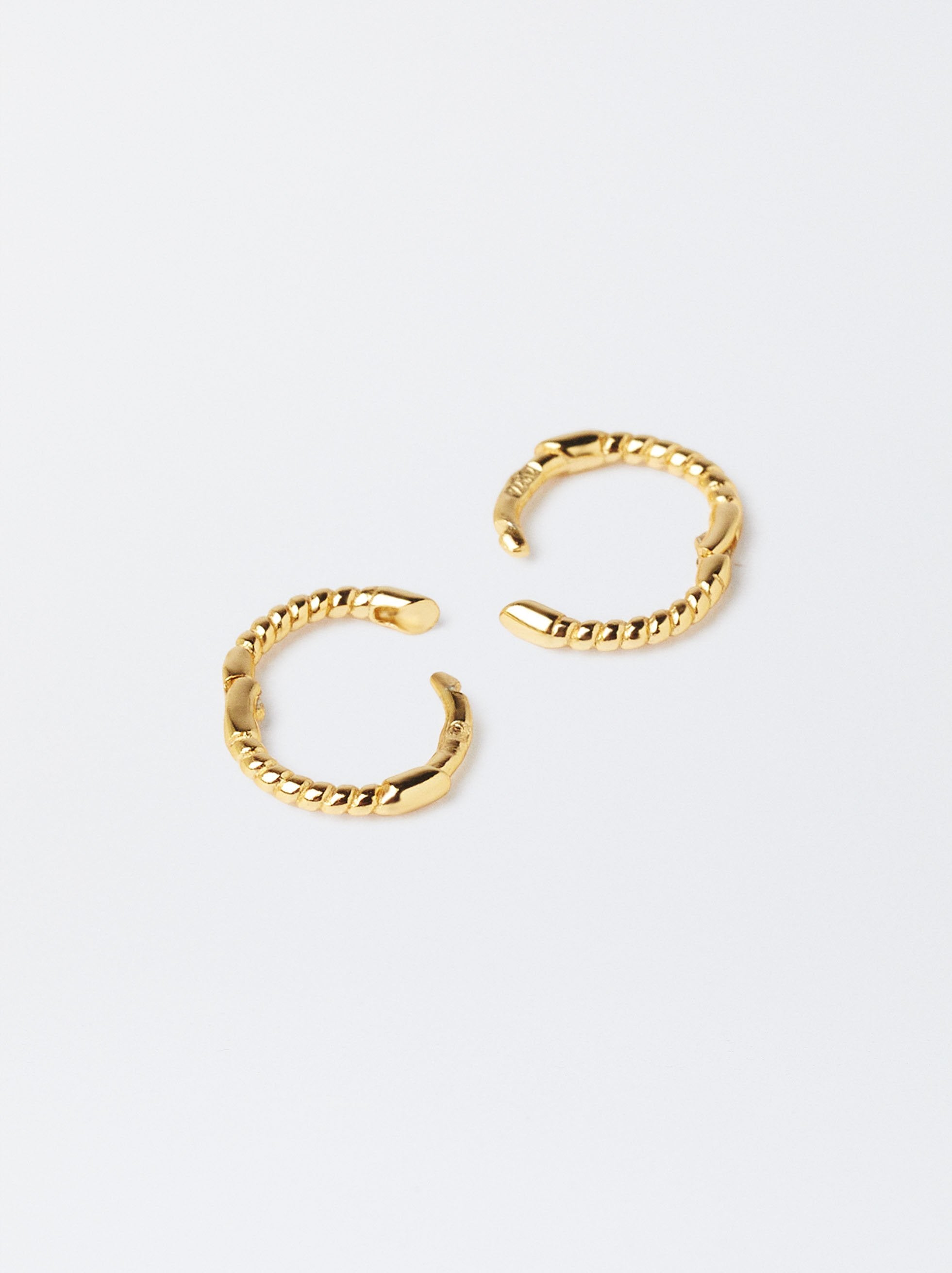 Pendientes De Aro De Plata 925