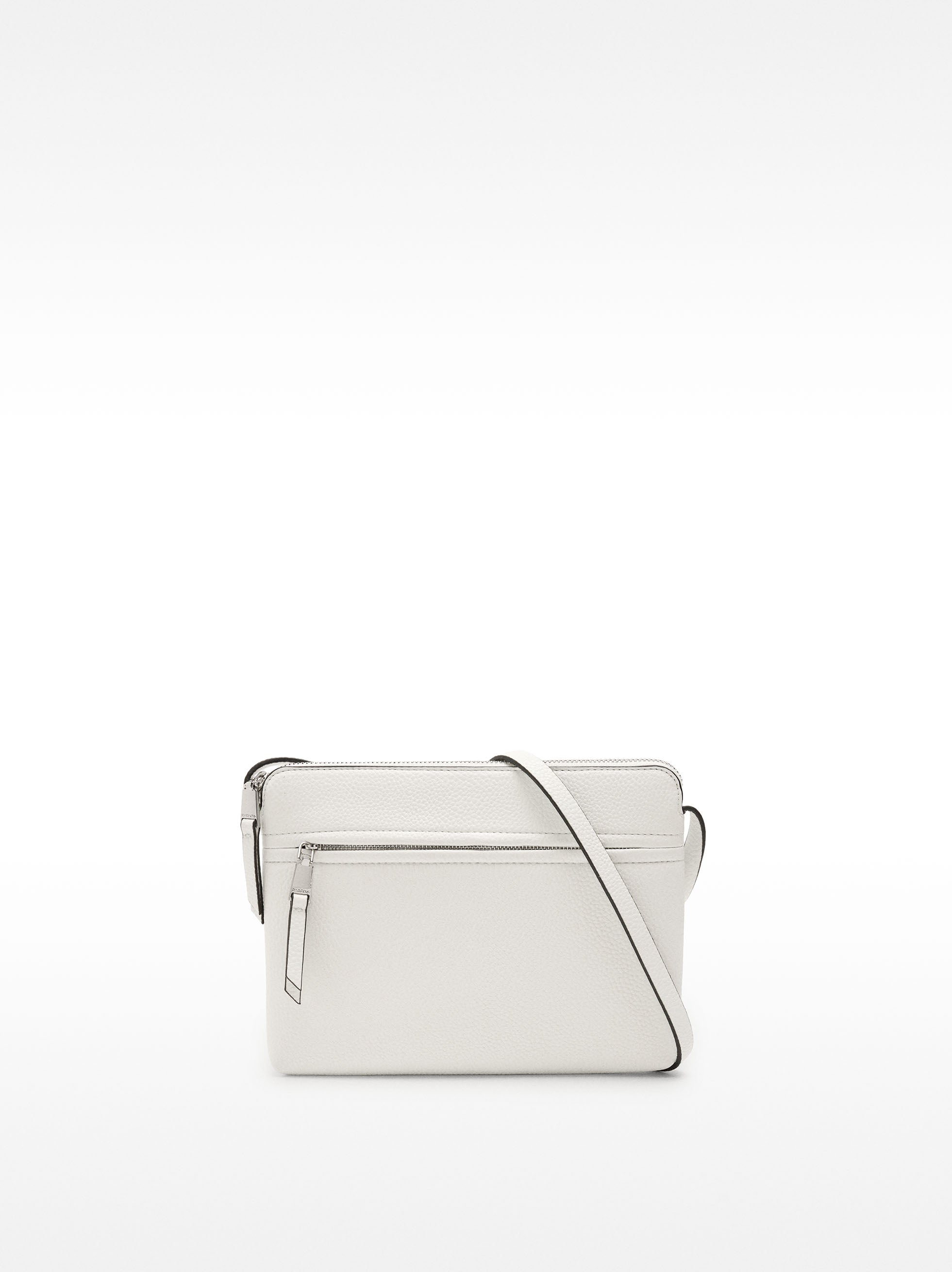 Bolso Bandolera Con Bolsillo Exterior