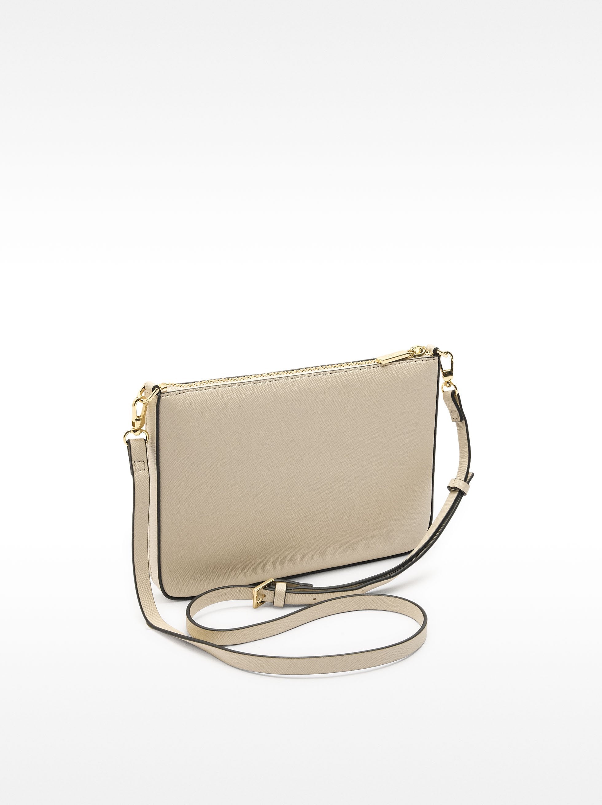 Bolso Bandolera Con Bolsillo Exterior