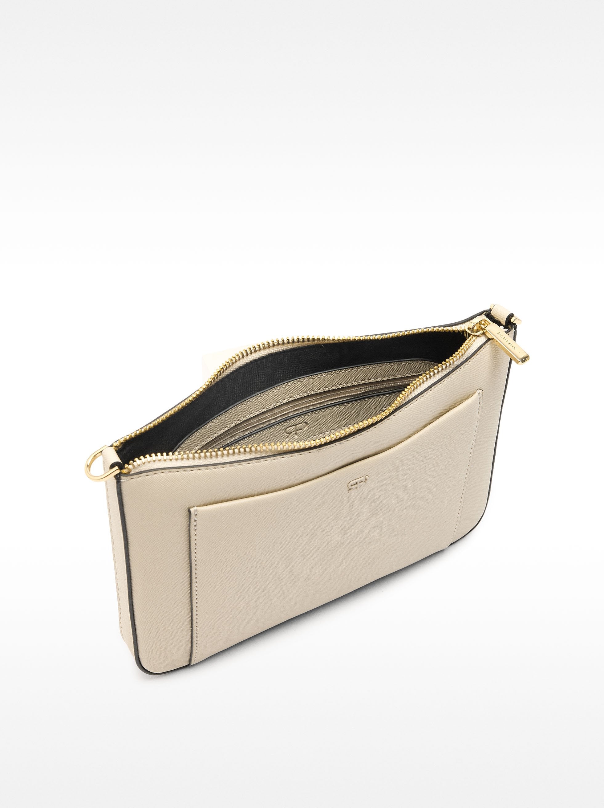 Bolso Bandolera Con Bolsillo Exterior