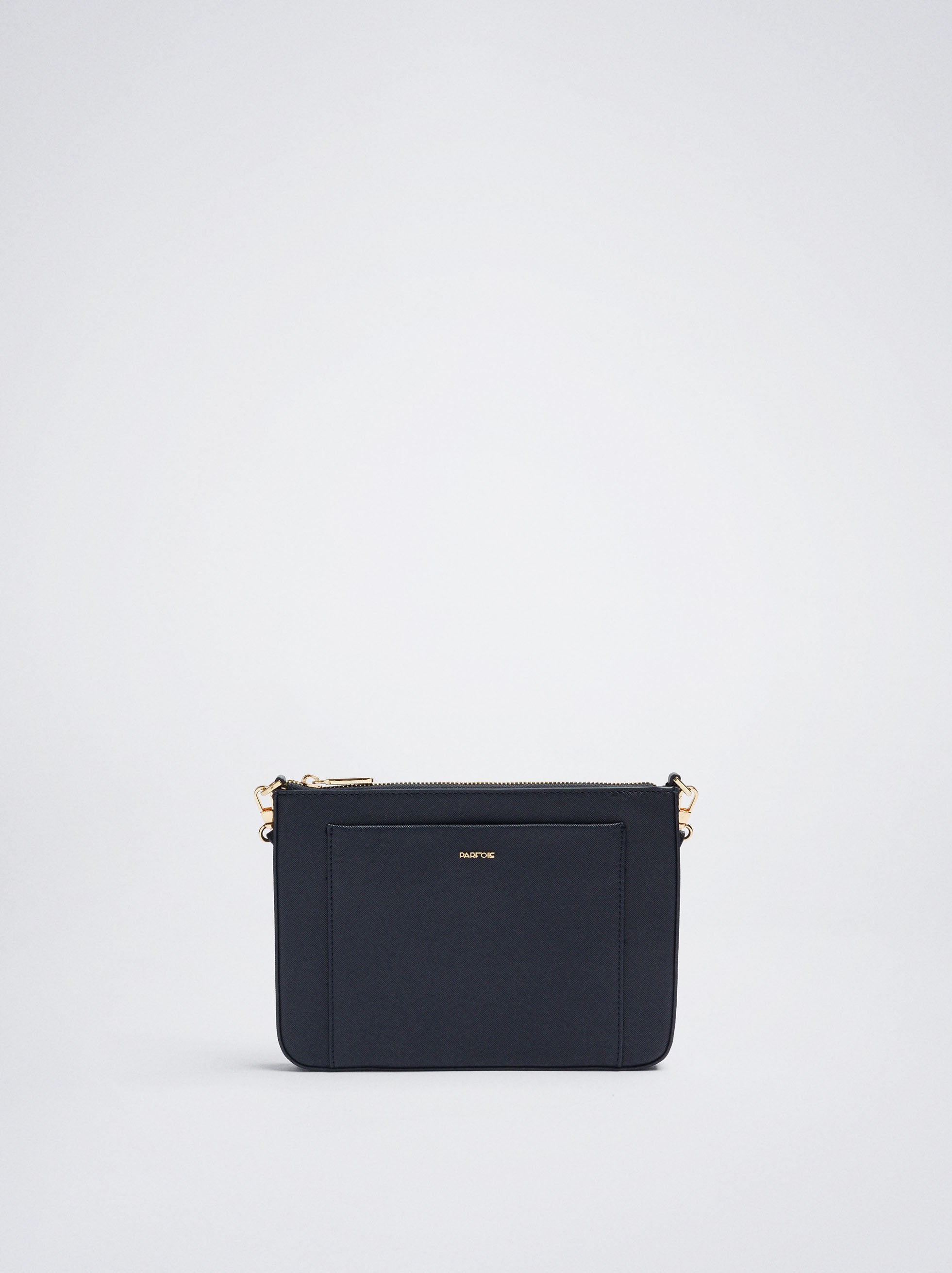 Bolso Bandolera Con Bolsillo Exterior