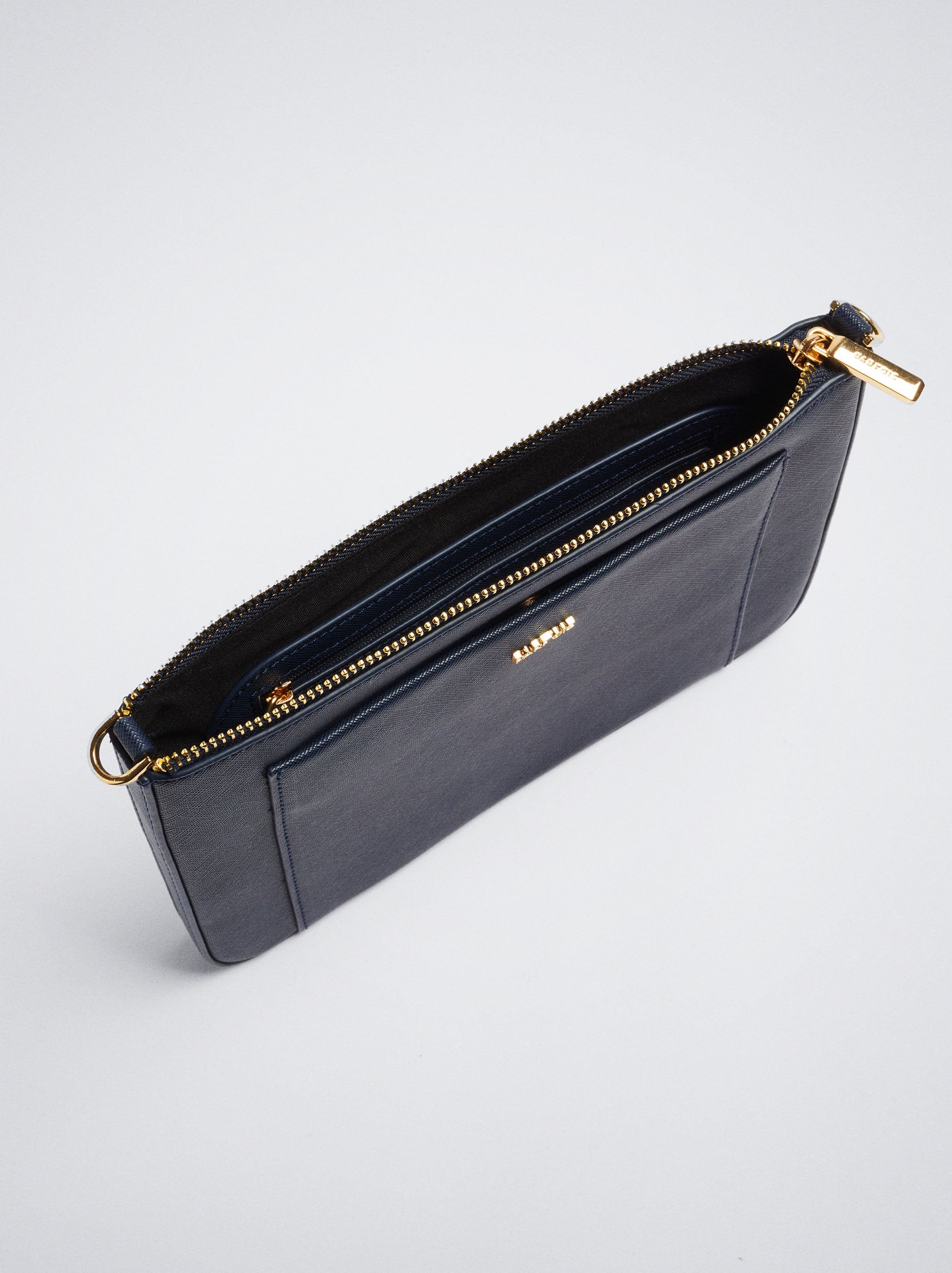Bolso Bandolera Con Bolsillo Exterior