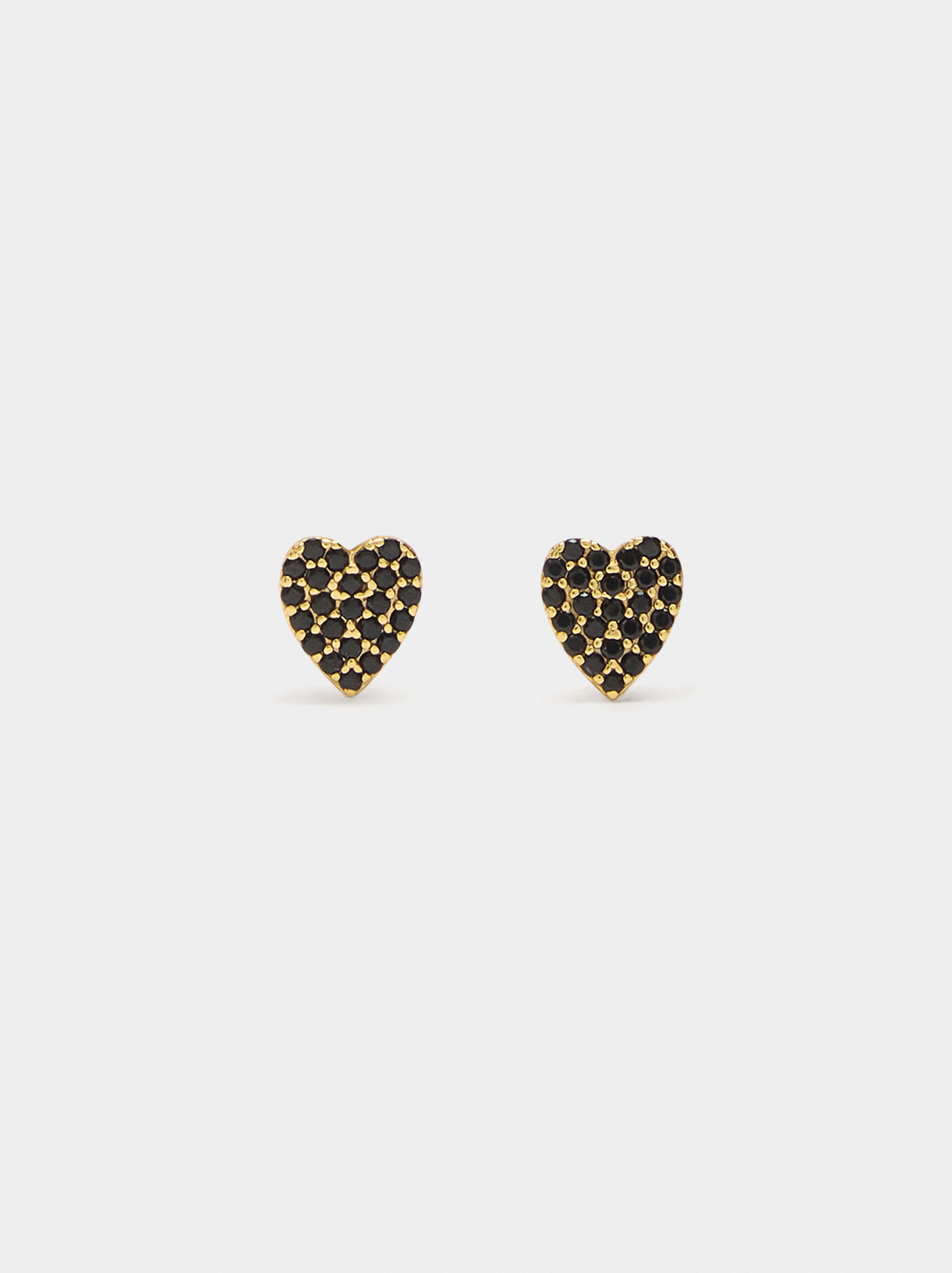 Pendientes Corazón - Plata De Ley 925