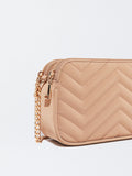 Bolso Acolchado Con Cadena
