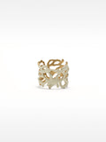 Anillo De Ramas Esmaltado