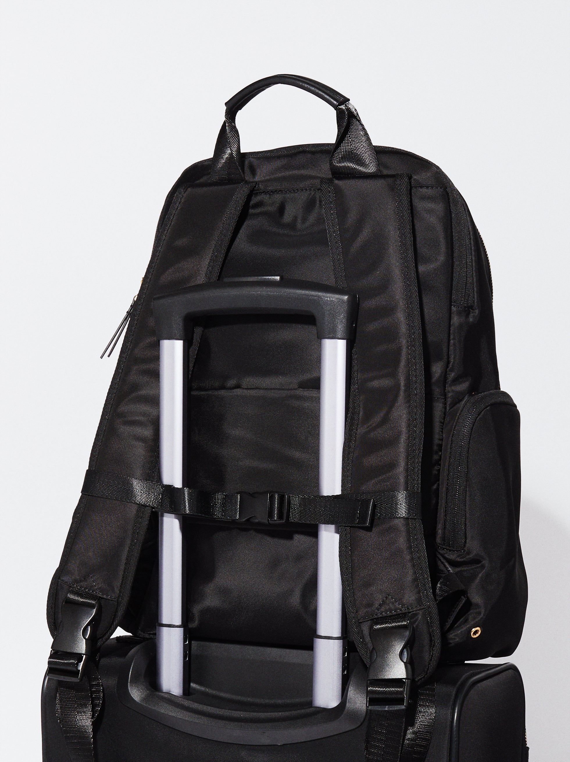 Maleta De Viaje De Nylon Con Colgante