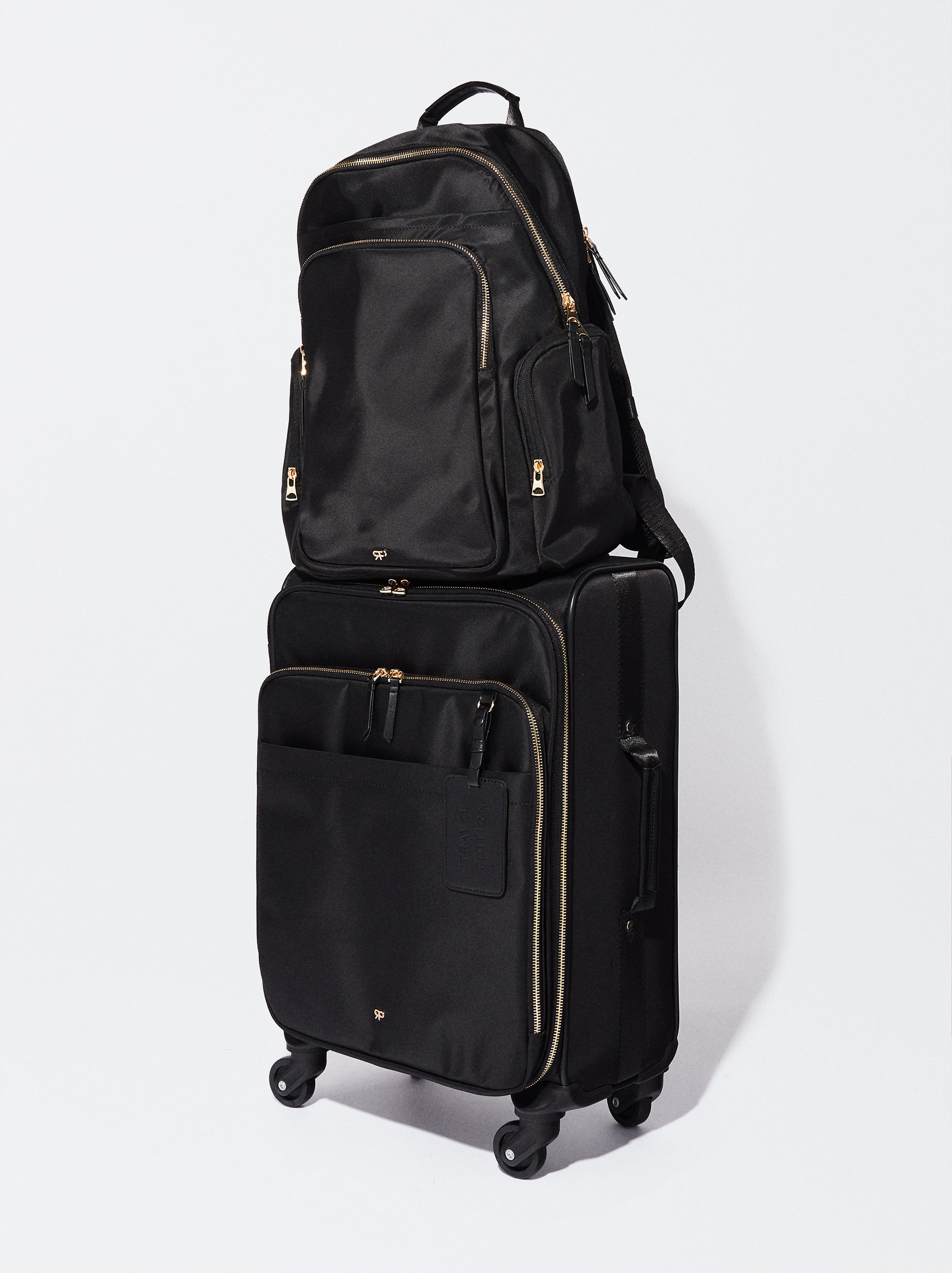 Maleta De Viaje De Nylon Con Colgante