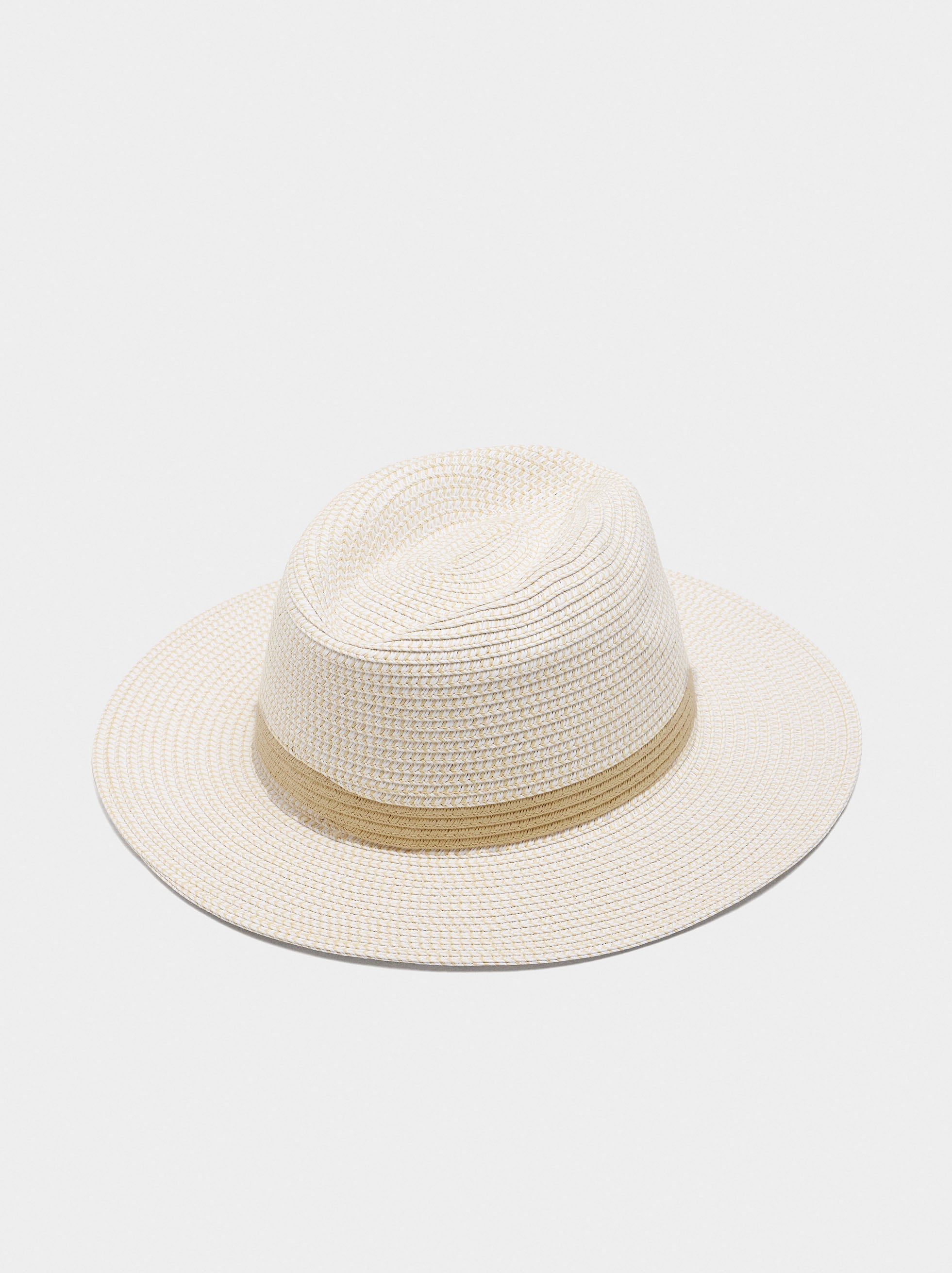 Sombrero Con Efecto Rafia