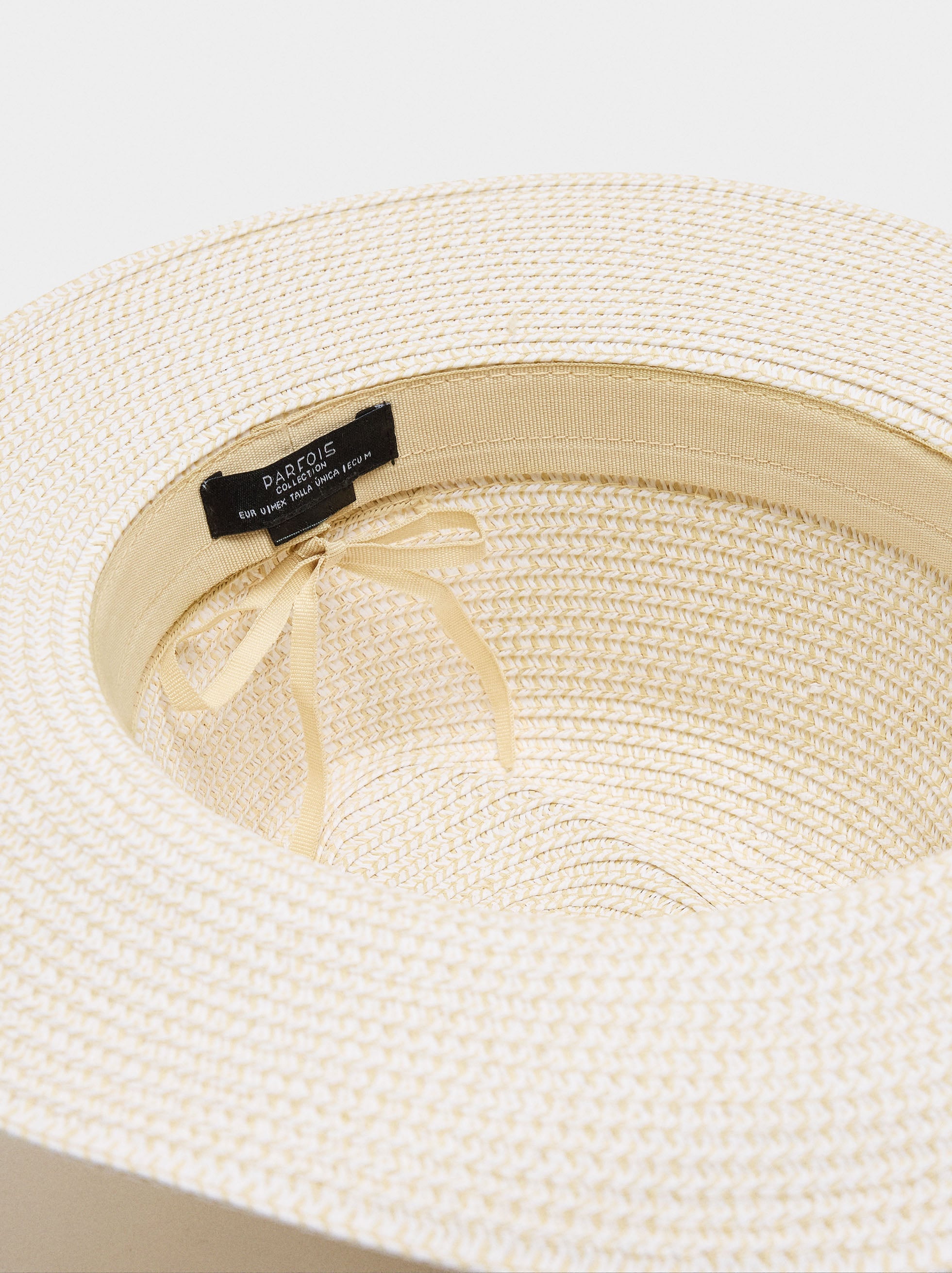 Sombrero Con Efecto Rafia