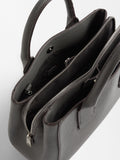 Bolso Tote Con Textura Y Bandolera