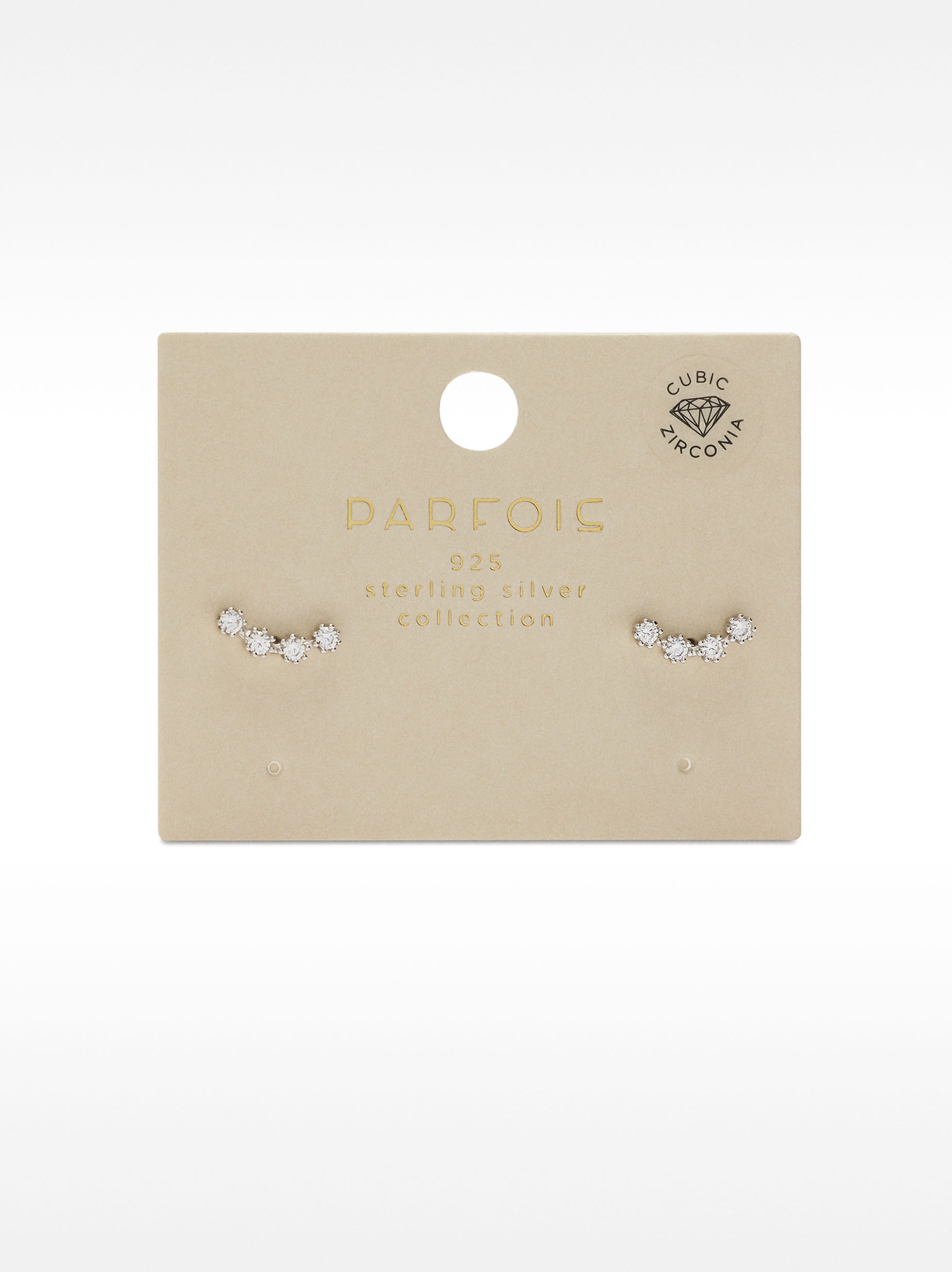 Pendientes De Plata 925 Con Circonitas