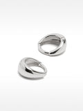 Argolas Cortas - Plata De Ley 925