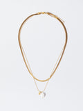 Collar De Acero Inoxidable Dorado