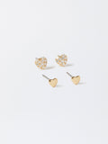 Conjunto De Pendientes Con Circonitas