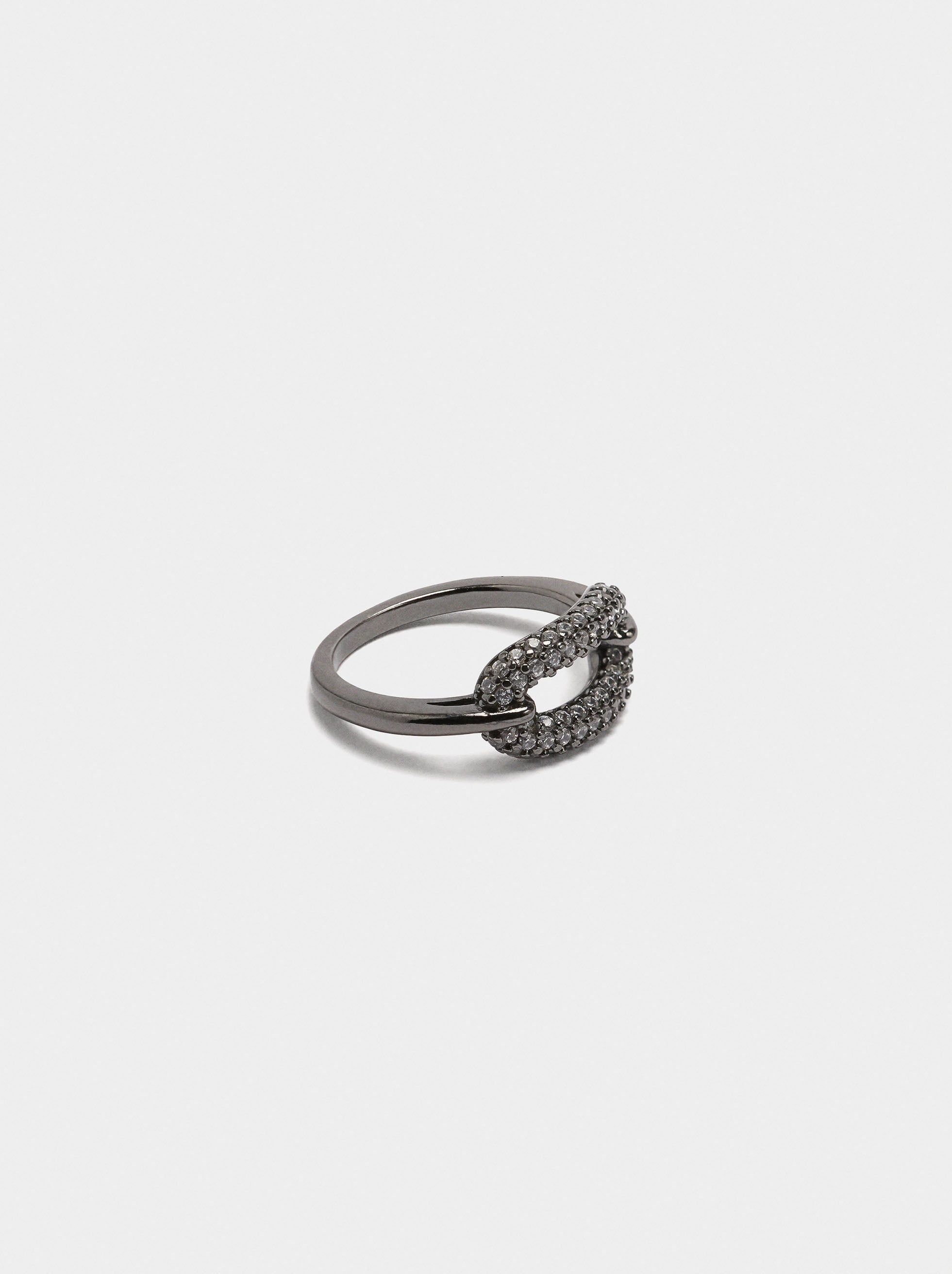 Anillo Con Circonitas Multicolor