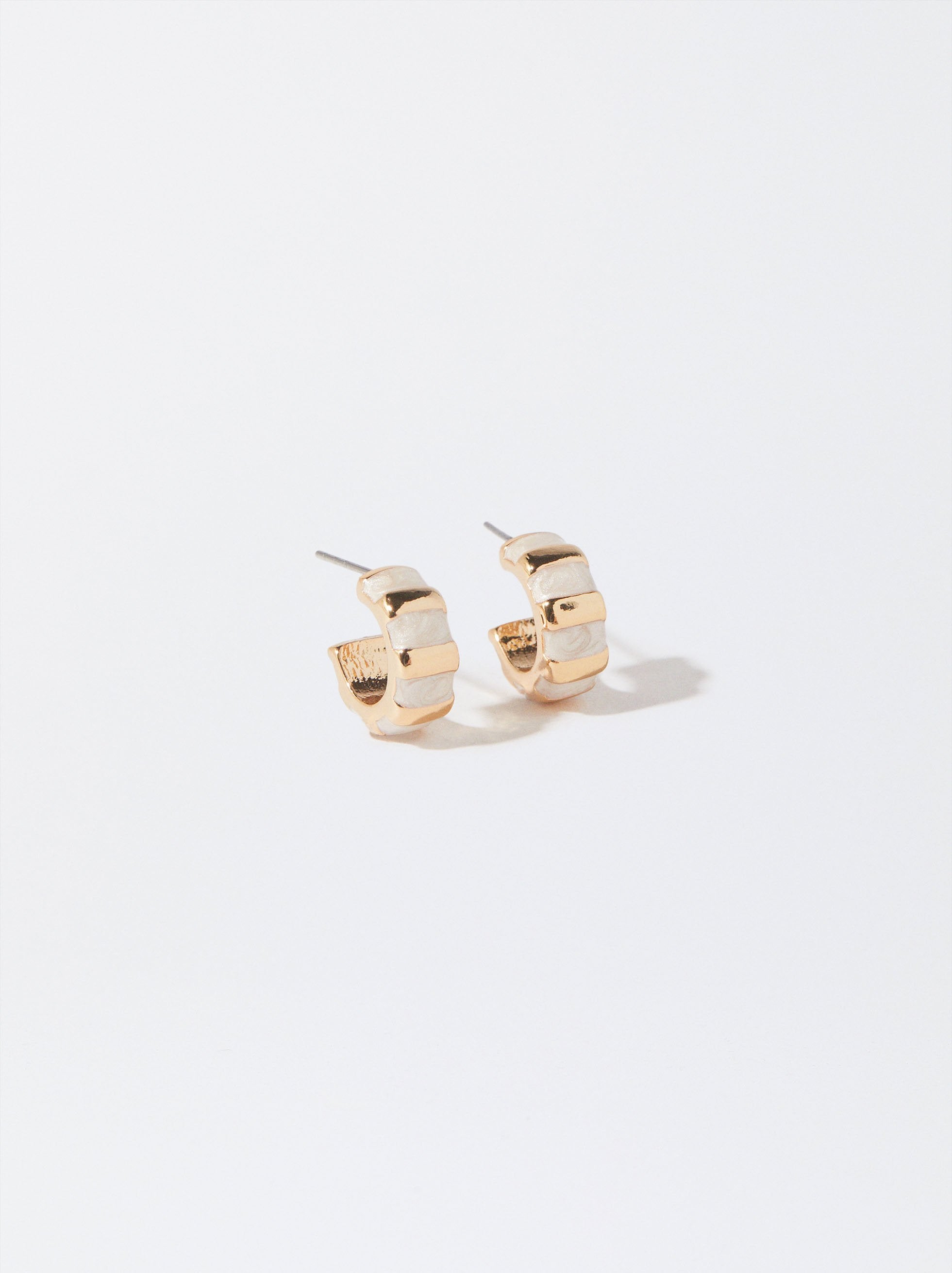 Pendientes De Aro Esmaltados