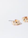 Pendientes De Aro Esmaltados
