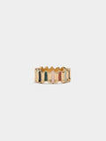 Anillo Con Rayas Esmaltado