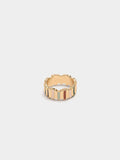 Anillo Con Rayas Esmaltado