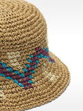 Gorro Bucket Efecto Rafia